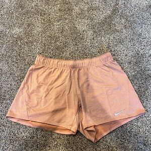 Nike Women's Athletic Shorts in Soft Peach